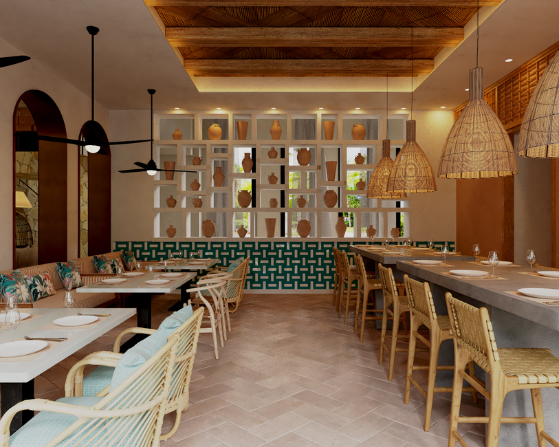 Hotel Secrets playa esmeralda Restaurante Lobby3